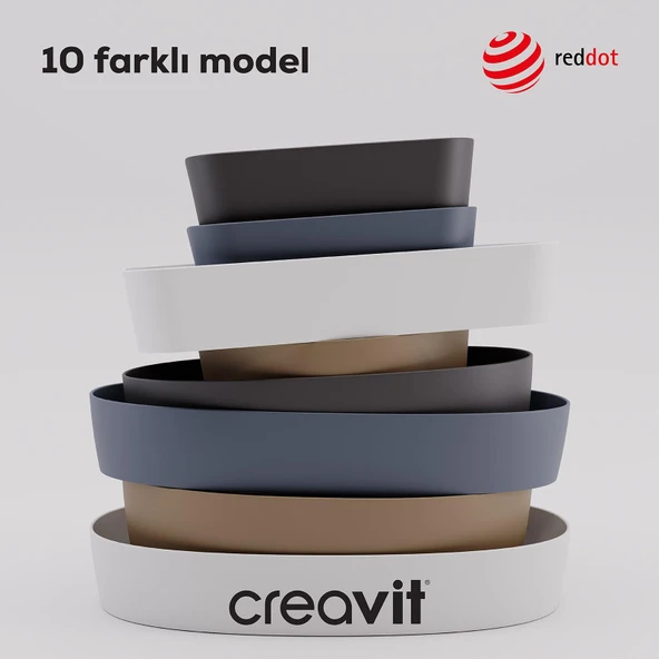 Loop Yuvarlak Çanak Lavabo Ø40 cm - Resim 6