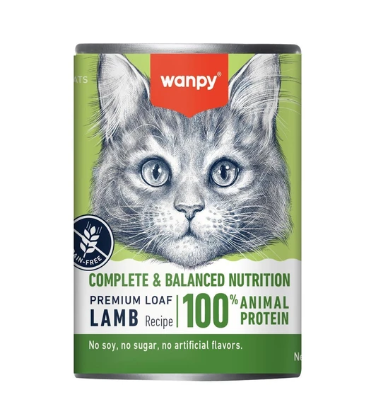 Wanpy Kuzulu Tahılsız Yetişkin Kedi Konservesi 375 gr ürün görseli 1