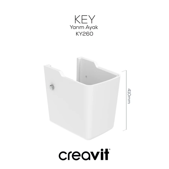Creavit Key Yarım Ayak Beyaz ürün görseli 1