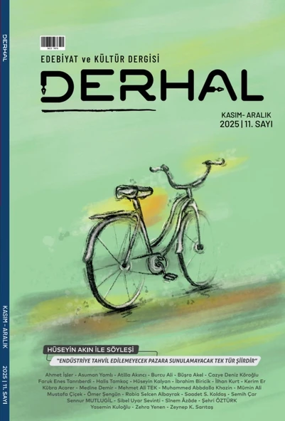 Derhal Dergi 11.Sayı Kasım-Aralık 2025 ürün görseli 1