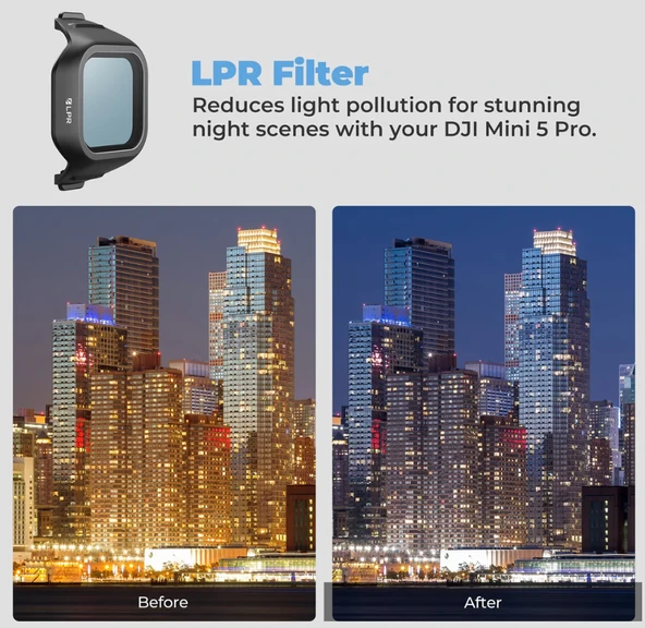 Freewell DJI Mini 5 Pro Light Pollution Reduction Filter - Resim 2