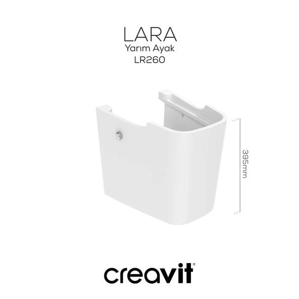 Creavit Lara Yarım Ayak Beyaz ürün görseli 1