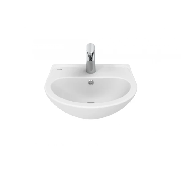 Creavit Oval Lavabo 36*45Cm Duvara Dayalı Beyaz ürün görseli 1