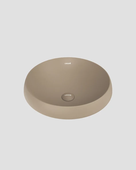 Deep Tezgah Üstü Lavabo 45 Cm. Mat Cappuccino ürün görseli 1