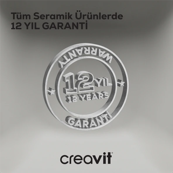Loop Kare Çanak Lavabo 40 cm Beyaz - Resim 6