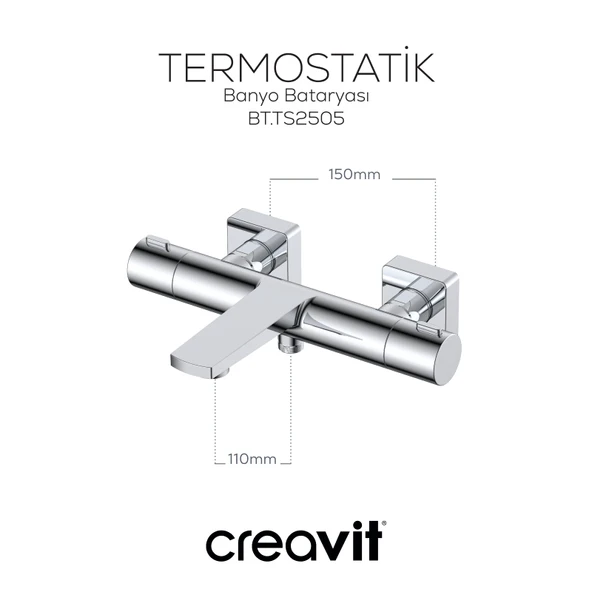 Termostatik Banyo Armatürü - Resim 2