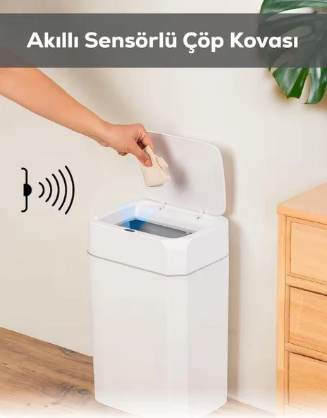 Sensörlü Çöp Kovası 18 Litre ürün görseli 1