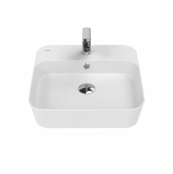 Loop Kare Çanak Lavabo 45 cm Beyaz ürün görseli 1