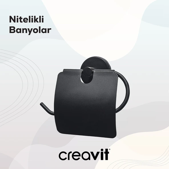 Drop Geniş Kapaklı Kağıtlık-Siyah - Resim 3