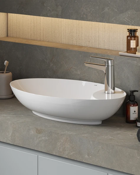 Petra Tezgah Üstü Lavabo 65 Cm. - Resim 3