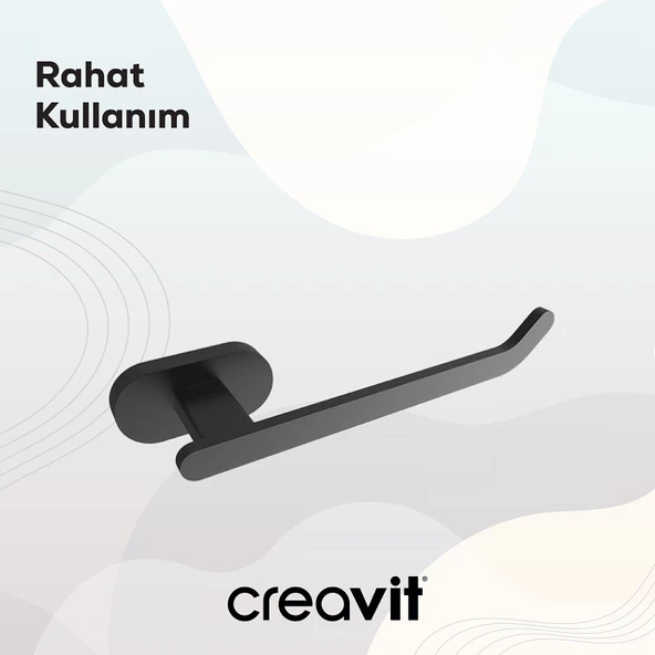 Planet Tekli Tuvalet Kağıtlığı Mat Siyah - Resim 3