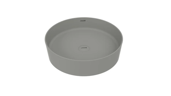 Loop Cool Grey Çanak Lavabo Armatür ve Sifon Başlığı Set - Resim 2