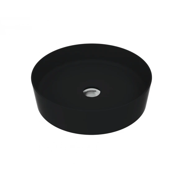 Loop Yuvarlak Çanak Lavabo Ø45 cm Mat Siyah ürün görseli 1
