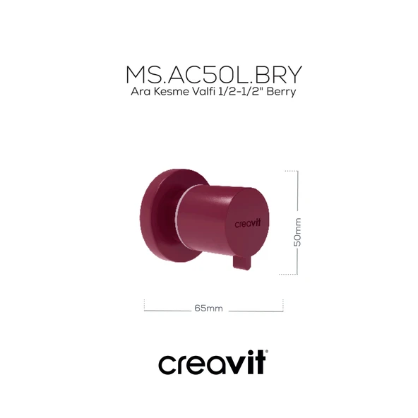 Ara Kesme Valfi 1/2-1/2" Berry ürün görseli 1