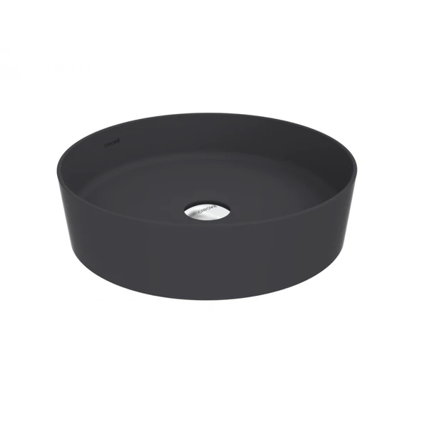 Loop Yuvarlak Çanak Lavabo Ø45 cm Mat Antrasit ürün görseli 1