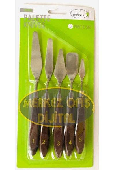 Linea Sanatsal Metal Spatula 5'li Set ürün görseli 1