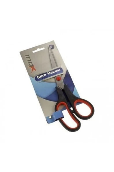 inox PLASTİK SAPLI BÜRO MAKASI 9,5" ürün görseli 1
