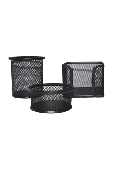 Stilo MASA SETİ METAL FİLE SİYAH 3 LÜ SET ürün görseli 1
