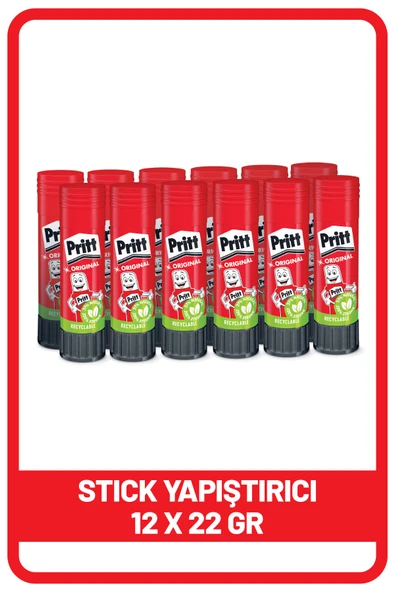 Pritt Stick Yapıştırıcı 22 Gr 12'li Paket ürün görseli 1