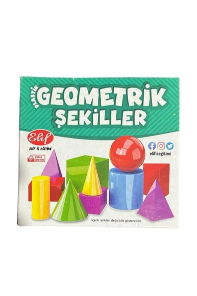 SIFIR312 11 Parça Geometrik Şekiller Eğitici Geometrik Şekiller İlkokul ve Okul Öncesi Eğitici Matematik Seti - Resim 8