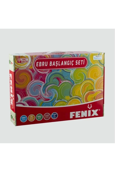 Fenix Ebru Başlangıç Seti, Ebru Seti, Ebru Resim Yapma Seti, Resim Başlangıç Seti, Epru ürün görseli 1