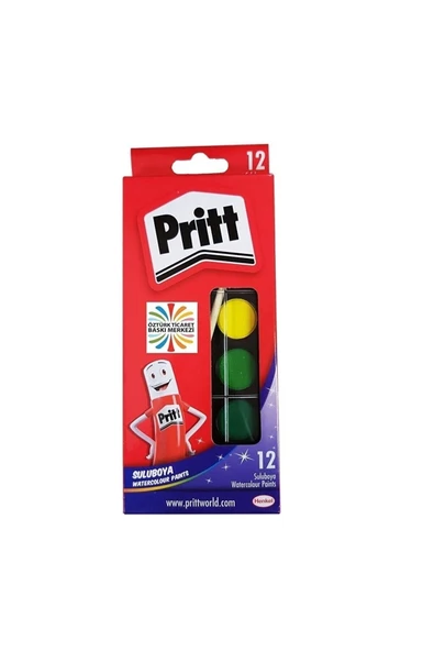 Pritt 12li Sulu Boya 23mm 1048082 ürün görseli 1