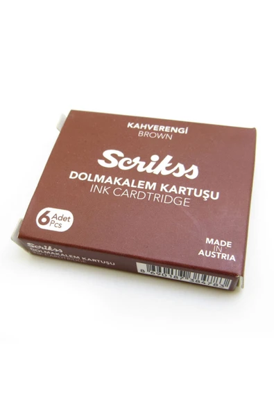 Scrikss Scrıkss Dolmakalem Kartusu Kahverengı 6 Lı ürün görseli 1