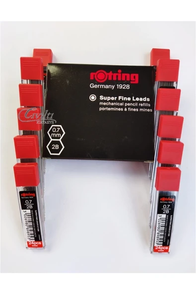 Rotring 0.7 2b Uç 12 Adet ürün görseli 1
