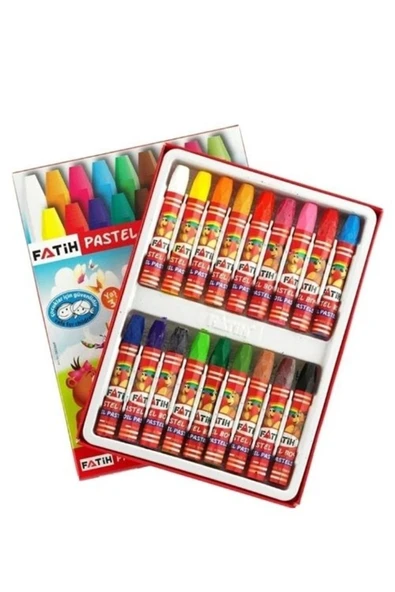 Fatih Pastel Boya 18 Renk King Size Kutulu ürün görseli 1