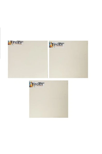 Foxy Tuval 15x15 3'lü Paket ürün görseli 1