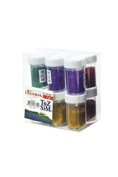 Ticon Toz Sim 7 ml Tüpte Karışık Renk 12'li ürün görseli 1