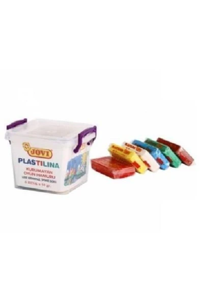 Jovi Jovı 706 Oyun Hamuru Seti 6 Renk X 50 Gr. Plastik Kutulu ürün görseli 1