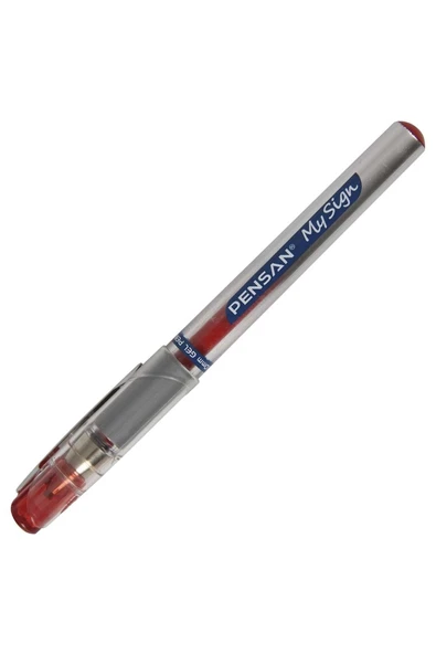 Pensan My Sign Jel Roller Imza Kalem (1.0mm Kırmızı) ürün görseli 1