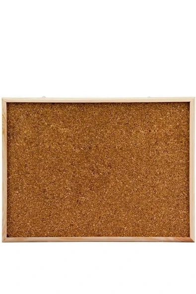 ANT YAZI Ahşap Çerçeve Klasik Mantar Pano 30x45 cm ürün görseli 1