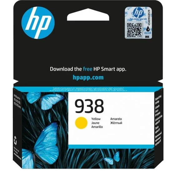 HP 938 Yellow Sarı Kartuş 4S6X7PE ürün görseli 1