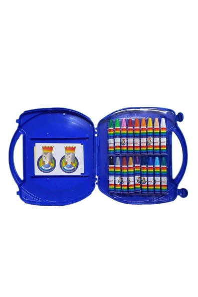 Monami Çantalı Pastel Boya 18 Renk Mavi - Resim 2