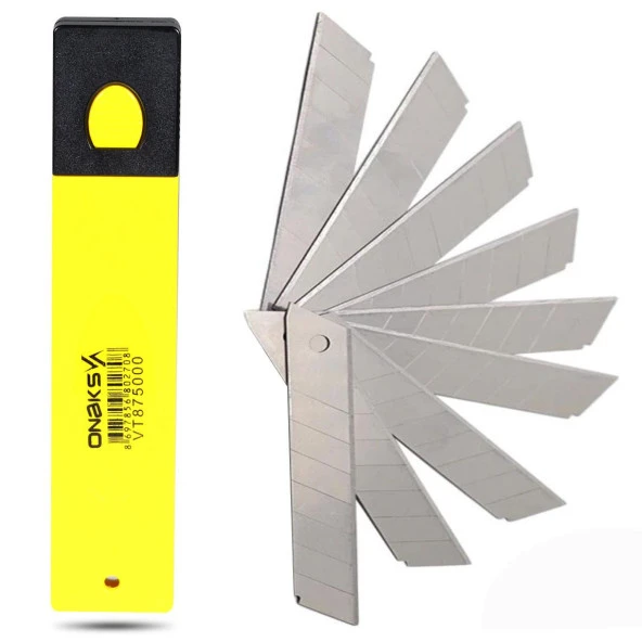 Onaks VT875000 Kalın Maket Bıçağı Yedeği 10lu Paket 18 mm ürün görseli 1