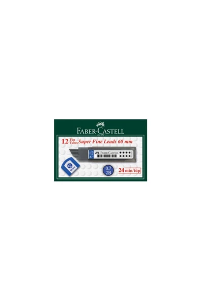 Faber Castell Faber-castell Min Versatil Kalem Ucu Grip 2b 60 Mm 0.7 Mm 24 Lü 127920 (12 Tüp) ürün görseli 1
