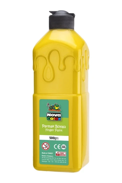 Nova Color Parmak Boyası Sarı 500 gr Nc-370 ürün görseli 1