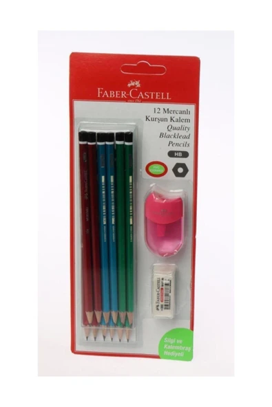 Faber Castell Mercanlı Kurşun Kalem 12'li 160101 ürün görseli 1