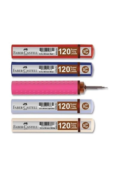 Faber Castell Faber-castell Grip Min 0.5 2b 60mm 120'li Renk - Beyaz ürün görseli 1