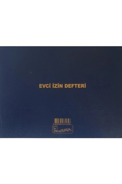 Kocaoluk Evci İzin Defteri Cilt Kapak ürün görseli 1