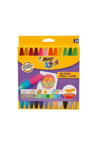 Bic 24 Lü Pastel Karton Kapak ürün görseli 1