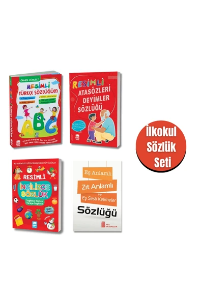 Ema Kitap Resimli Türkçe İngilizce Atasözleri Ve Deyimler Sözlükleri Eş Anlamlı Zıt Anlamlı ürün görseli 1