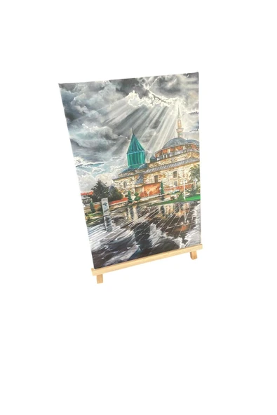 tuvval Şövale 58x36cm Masa Üstü Şövale - Resim 6