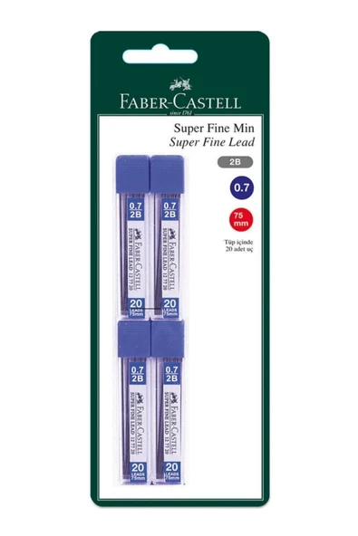 Faber Castell 0.7 Numara Uç Seti 4 Adet Gönderilir ürün görseli 1