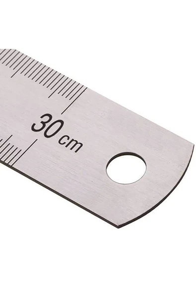 KRAF Çelik 30 Cm Inch Ölçülü Cetvel Ç.c ürün görseli 1