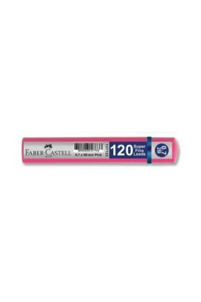 Faber Castell Faber Grip Min 07mm 120 Li Tüp Pembe 127723 (12'li Kutu) ürün görseli 1