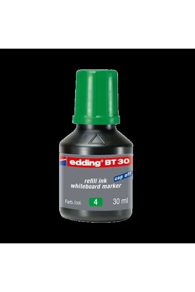 Edding Tahta Kalem Mürekkebi Damlalıklı 30 ml Yeşil Bt30 - Tek Üründür ürün görseli 1