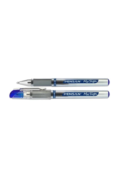 Pensan My Sıng 1.00 Mm Jel Roller Imza Kalemi Mavi 6 Ad ürün görseli 1